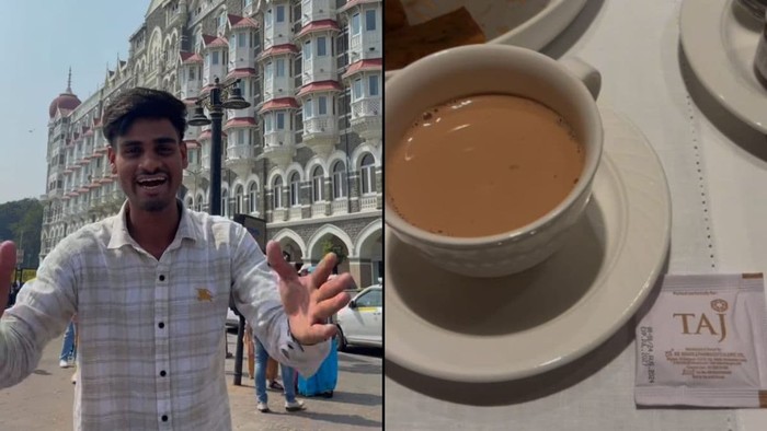 Pria Ini Nikmati Afternoon Tea Rp 400.000 Impiannya di Hotel Taj Mumbai