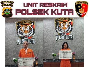 Sejoli Aljazair-Indonesia Diciduk Seusai Copet HP Pengunjung Bar di Seminyak