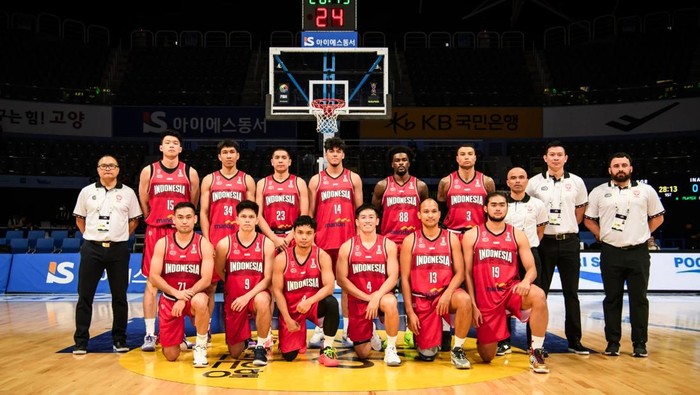 Timnas Basket Putra Indonesia menelan kekalahan 78-86 saat dijamu Korea Selatan dalam pertandingan Kualifikasi FIBA Asia Cup 2025