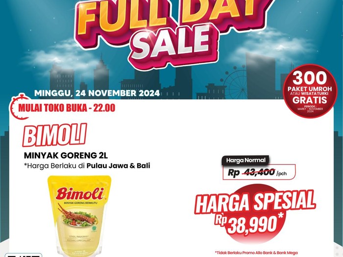 Transmart Full Day Sale-minyak goreng Bimoli