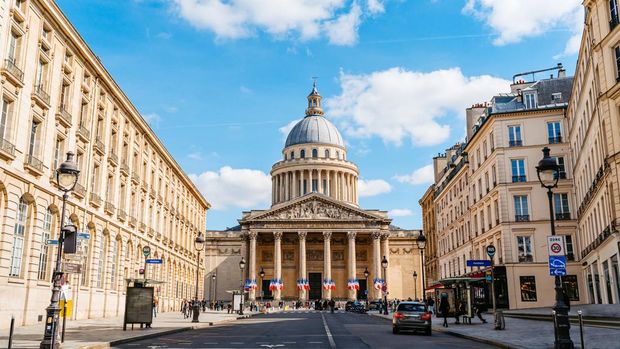 The Panthéon in Paris in France.