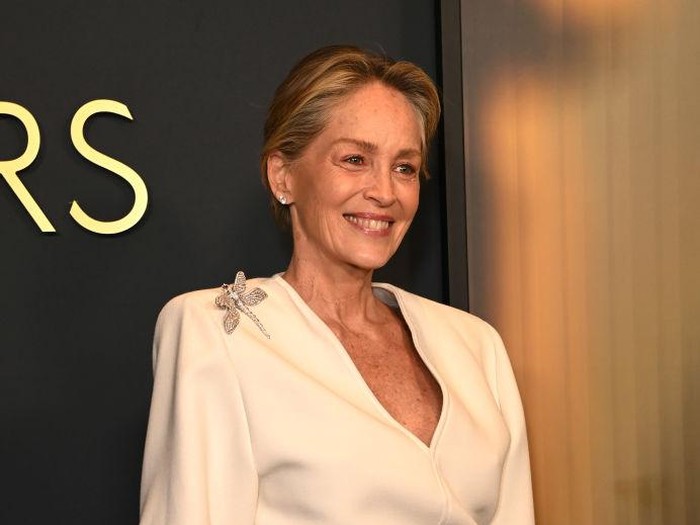 2185322240 HOLLYWOOD, CALIFORNIA - NOVEMBER 17: Sharon Stone attends the 2024 Governors Awards at Dolby Theatre on November 17, 2024 in Hollywood, California. (Photo by Jon Kopaloff/Getty Images)