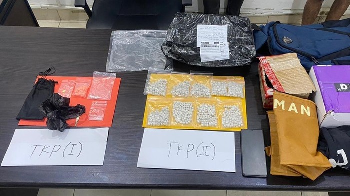 Barang bukti yang berhasil disita Polda Bangka Belitung.