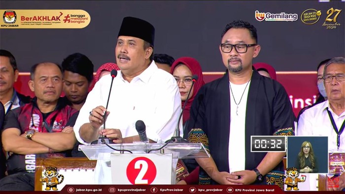 Debat Publik Pamungkas Pilgub Jabar 2024 di Bogor