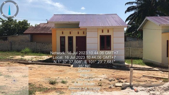 Penampakan rumah di Griya Hayati Permai VI