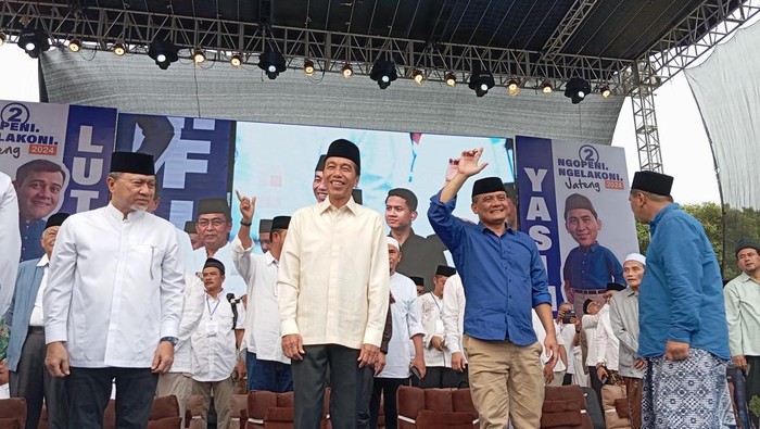Jokowi Optimistis Luthfi-Yasin Menang di Jateng: Angkanya Kehendak Rakyat.