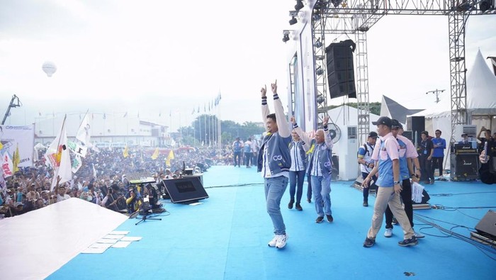 Kampanye Akbar Bobby-Surya di Lapangan Astaka, Deli Serdang. (Foto: Istimewa)