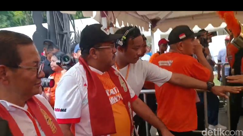 Kampanye akbar Pramono-Rano Karno di Stadion Madya GBK, 23 November 2024. (Adrial Akbar/detikcom)