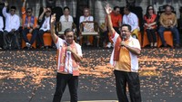 Pramono-Rano menggelar kampanye akbar pamungkas di kawasan Gelora Bung Karno (GBK), Jakarta, Sabtu (23/11/2024).
