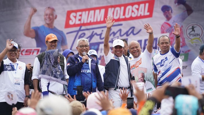 Kampanye Syaikhu-Ilham di Tegallega Kota Bandung.
