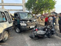 Video Detik-detik Tabrakan Maut di Pasar Galiran Klungkung