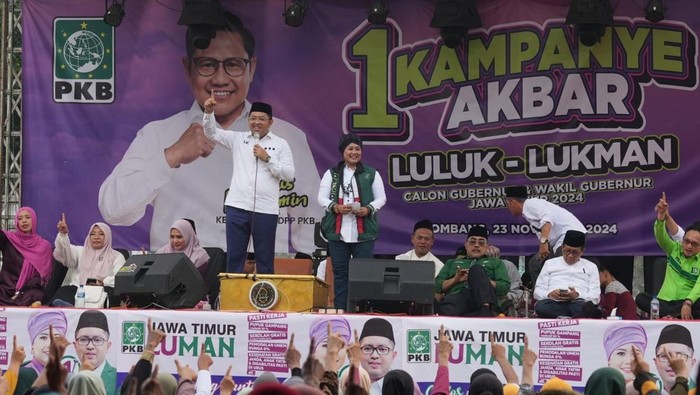Luluk-Lukmanul kampanye akbar di Jombang.