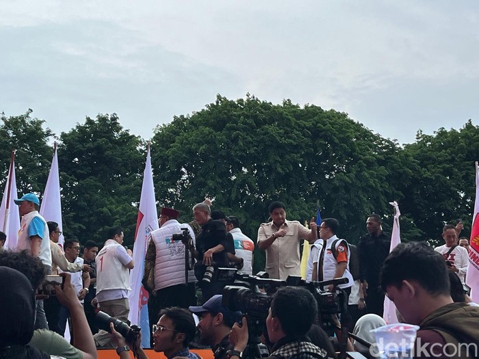 Maruarar Sirait di Kampanye Akbar Ridwan Kamil-Suswono, 23 November 2024. (Anggi Muliawati/detikcom)