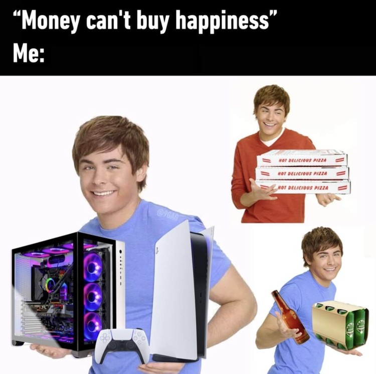 Meme Kocak Money Cant Buy Happiness, Setuju atau Nggak? Kamu orang yang setuju ungkapan uang tidak bisa membeli kebahagiaan atau sebaliknya? Coba tulis di kolom komentar.