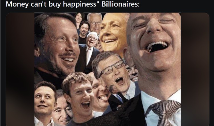 Meme Kocak Money Cant Buy Happiness, Setuju atau Nggak? Kamu orang yang setuju ungkapan uang tidak bisa membeli kebahagiaan atau sebaliknya? Coba tulis di kolom komentar.