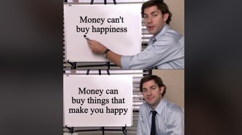 Tidak bisa beli kebahagiaan, tapi kalau ada uang bisa memperoleh barang-barang yang bikin happy. Foto: Cold__Heart via Reddit