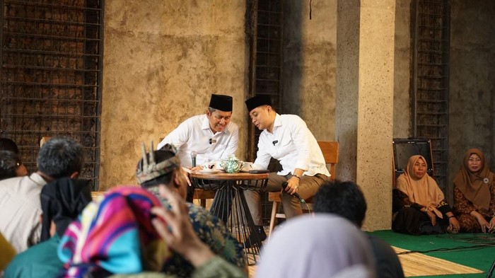 Pertemuan Cabup Sidoarjo Mas Iin dengan Cawali Surabaya Eri Cahyadi.