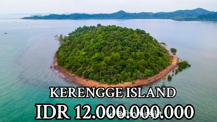 Pulau Karengge yang disebut berada di wilayah Kepri.(Istimewa)