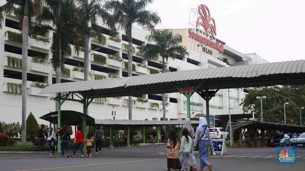 Pusat perbelanjaan atau mall yang dibangun di berbagai kawasan.di Kota Bekasi. (CNBC Indonesia/Tias Budiarto)