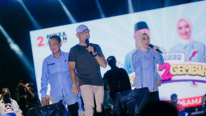 Rahmat Mirzani Djausal melakukan kampanye akbar di Kabupaten Pesisir Barat.