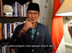 Dukung RIDO, Sandiaga Optimistis Program 3 Juta Lapangan Kerja Terwujud