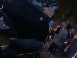 Posko Cawalkot Binjai Nomor Urut 4 Diserang