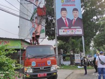 Hari Tenang, 13 Ribu Lebih APK di Lamongan Ditertibkan Bawaslu Lamongan