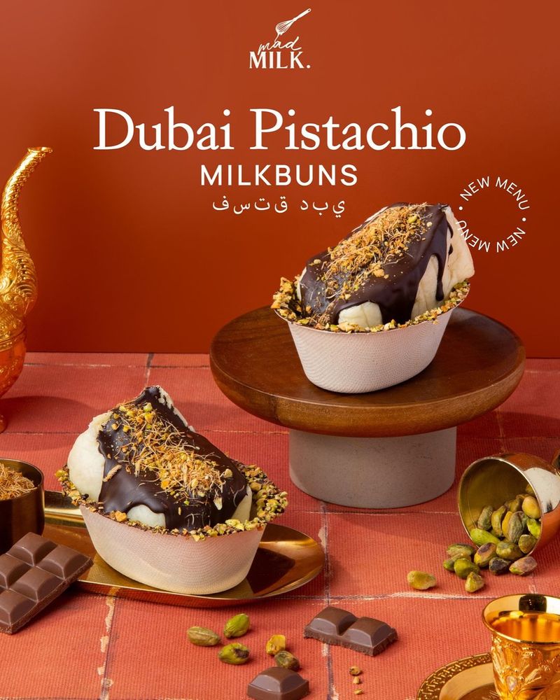 kreasi dessert isi pistachio kunafa terinspirasi dari cokelat Dubai