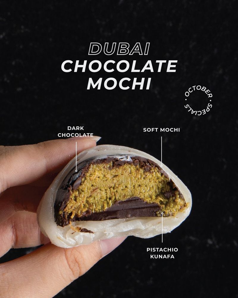 kreasi dessert isi pistachio kunafa terinspirasi dari cokelat Dubai