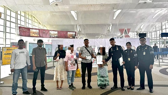 Imigrasi Medan saat menggagalkan penyelundupan PMI ilegal.