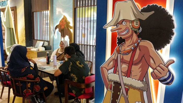 Para penggemar serial animasi asal Jepang One Piece atau Nakama berbahagia. Kini di Senayan Park, Jakarta telah dibuka One Piece Cafe pertama di Asia.