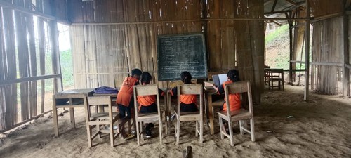 Kondisi bangunan SDN Reweng di Desa Rana Gapang, Kecamatan  Elar, Manggarai Timur, Nusa Tenggara Timur (NTT). (Istimewa)