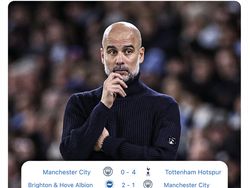 Dihancurkan Spurs 0-4, Manchester City Jadi Bahan Meme