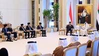 Disela kunjungan itu, Menteri Bahlil Lahadlia mendapat kunjungan rekannya Menteri Energi dan Industri Uni Emirat Arab (UEA) Suhail Mohammed Al Mazrouei di Hotel Emirates, Abu Dhabi.