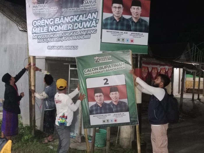Penertiban APK di Bangkalan dilakukan petugas gabungan