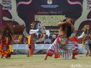KPU Probolinggo Tingkatkan Partisipasi Masyarakat dengan Pertunjukan Seni