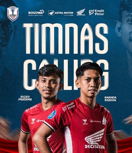 Timnas Indonesia memanggil 2 pemain PSM Makassar, Ananda Raehan dan Ricky Pratama untuk Piala AFF 2024.