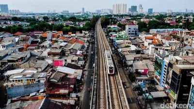 5 Tahun Operasi, LRT Jakarta Klaim Angkut 3.300 Penumpang/Hari