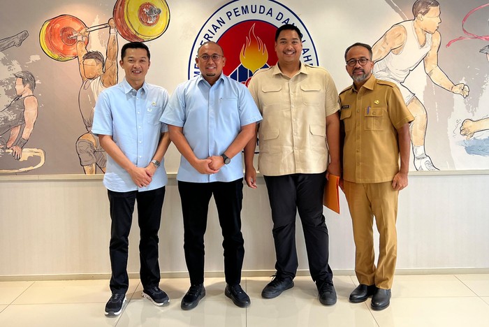 Andre Rosiade menemui Menpora Dito Ariotedjo. (Dok siaran pers Andre Rosiade)