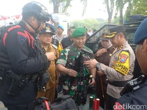 Kapolres Sampang Pimpin Apel Skala Besar Pengamanan Pilkada 2024