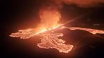 Detik-detik Gunung Berapi Islandia Meletus Semburkan Lava