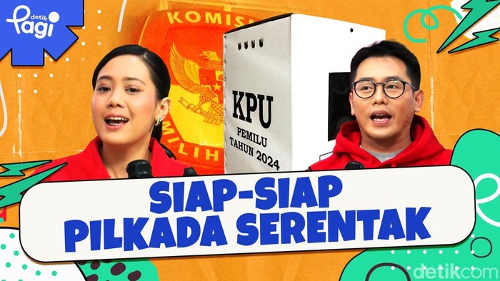 Detik Pagi edisi Selasa, 26 November 2024 membahas Siap-siap Pilkada Serentak