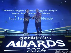 Peduli Anjal, Save Street Child Sidoarjo Raih detikJatim Awards