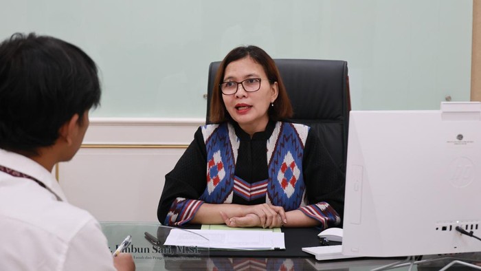 Direktur Jenderal Pengadaan Tanah dan Pengembangan Pertanahan (Dirjen PTPP) Embun Sari.