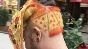 Rambut pizza. Foto: Demilked