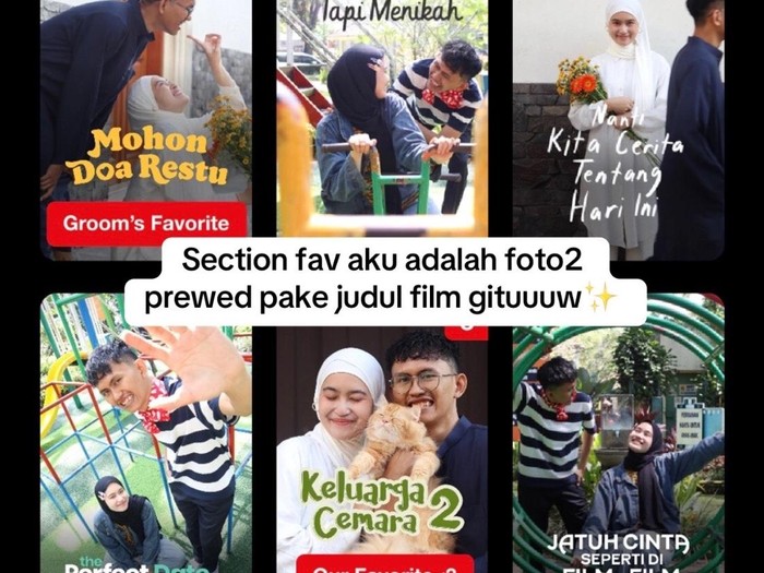 Inspirasi undangan pernikahan ala Netflix viral di media sosial.