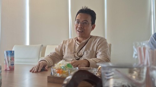 Kepala OJK NTB, Rudi Sulistyo. (Nathea Citra/detikBali)