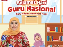 Hari Guru, Khofifah Dorong Guru Terus Belajar-Adaptasi Hadapi Perubahan Zaman