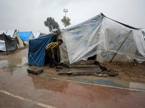 Kondisi Pengungsian Warga Gaza, Semakin Buruk Saat Hujan Lebat-Musim Dingin