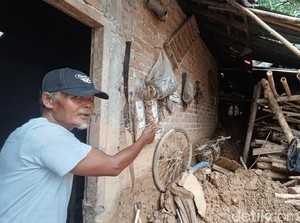 3 Rumah di Godean Kena Longsor Diduga Imbas Proyek Perumahan, Pemkab Cek